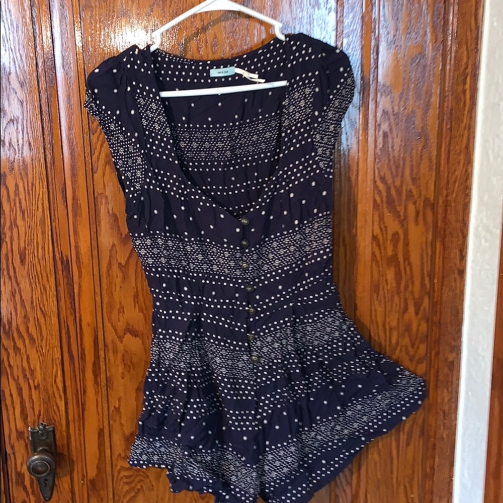 Urban outfitters button up shorts romper